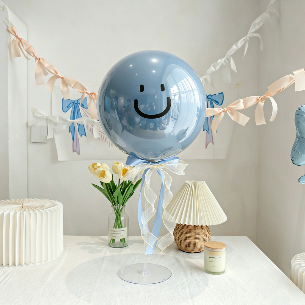 Flowerva French Romantic Birthday Balloon Table Decoration Party Ornament