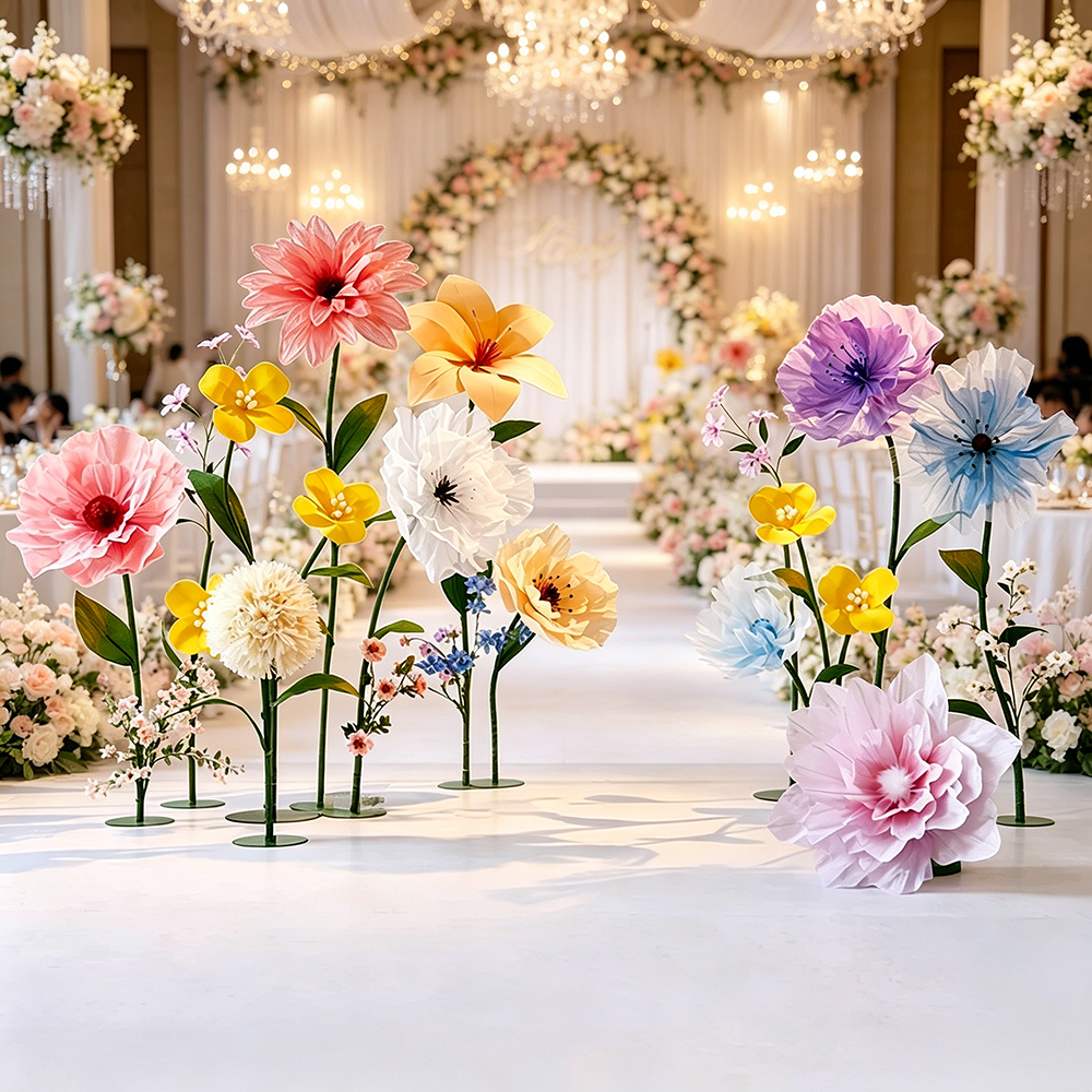 Flowerva Gentle Veilscape Premium Decor
