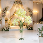 Flowerva Sheer Standing Petal Sculpture Premium Decor