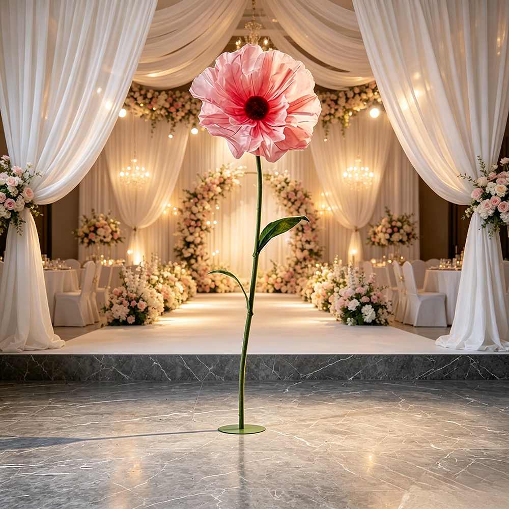 Flowerva Standing Petal Sculpture Collection Premium Decor