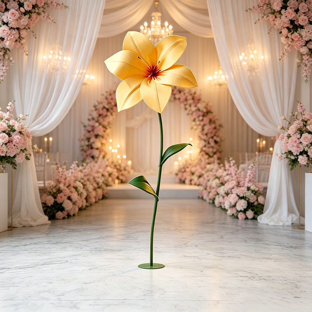 Flowerva Standing Petal Sculpture Collection Premium Decor