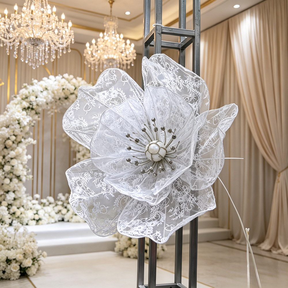 Flowerva Lace Silhouette Floral Art Installation