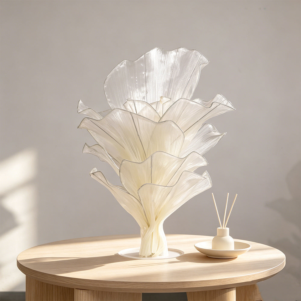 Flowerva Airy Champagne Veil Eternal Table Flower