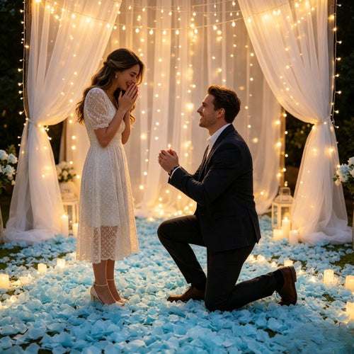Flowerva  Proposal Scene Decor & Wedding Confetti —Tiffany Blue