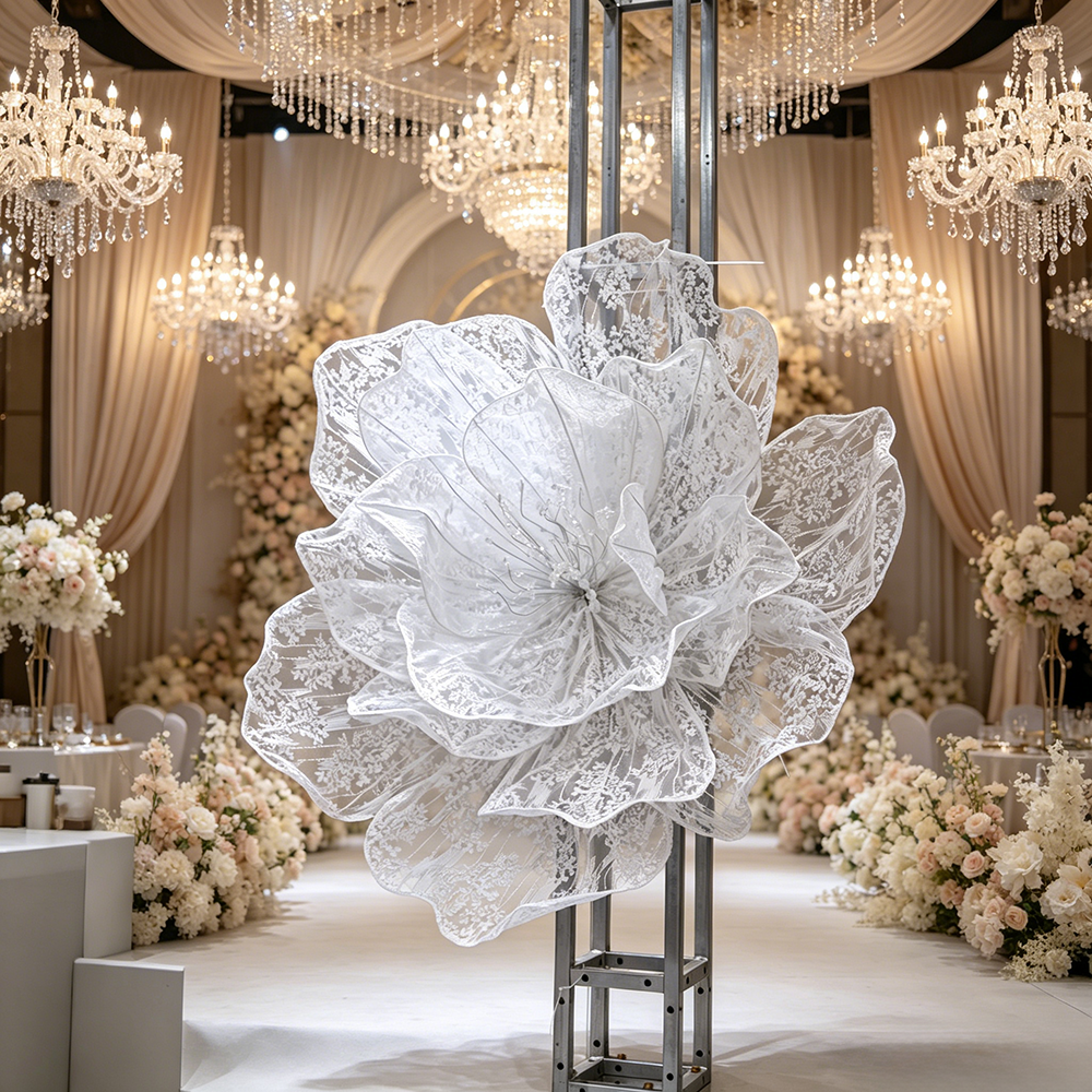 Flowerva Lace Silhouette Floral Art Installation