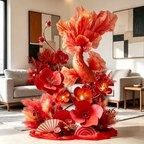 Flowerva Warm Tone Koi Spatial Set Premium Decor
