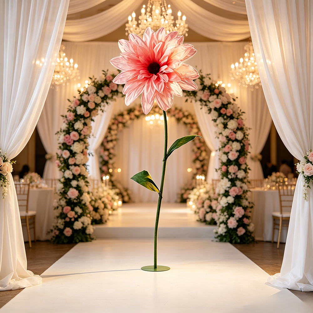 Flowerva Standing Petal Sculpture Collection Premium Decor