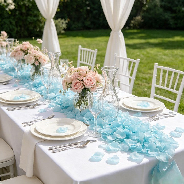 Flowerva  Proposal Scene Decor & Wedding Confetti —Tiffany Blue
