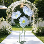 Flowerva Sheer Petal Sculpture Premium Decor