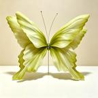 Acento artístico de mariposa etérea Flowerva