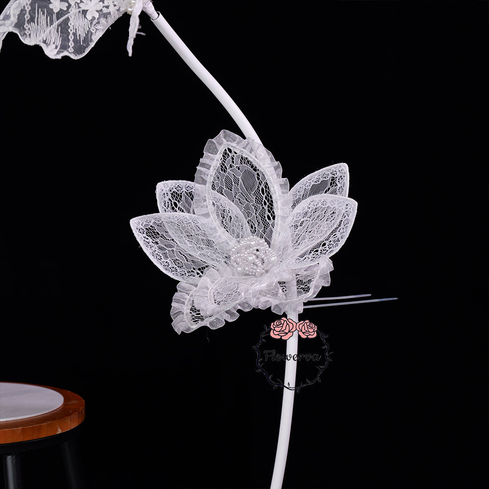 Flowerva Artisan Lace Orchid Art Installation
