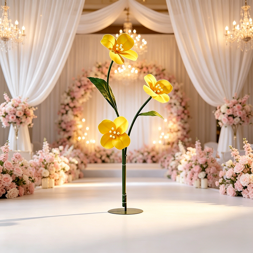 Flowerva Standing Petal Sculpture Collection Premium Decor