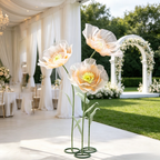 Flowerva Sheer Petal Sculpture Premium Decor