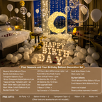Flowerva Proposal & Confession & Birthday Scene Decoration Balloon Set