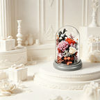Flowerva Dome Preserved Floral Arrangement Premium Decor