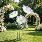 Flowerva Sheer Petal Sculpture Premium Decor