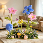 Flowerva Fuzzy Whimsy Aisle Flower Wedding Decoration