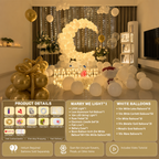 Flowerva Romantic Balloon Decor Kit for Proposal & Confession