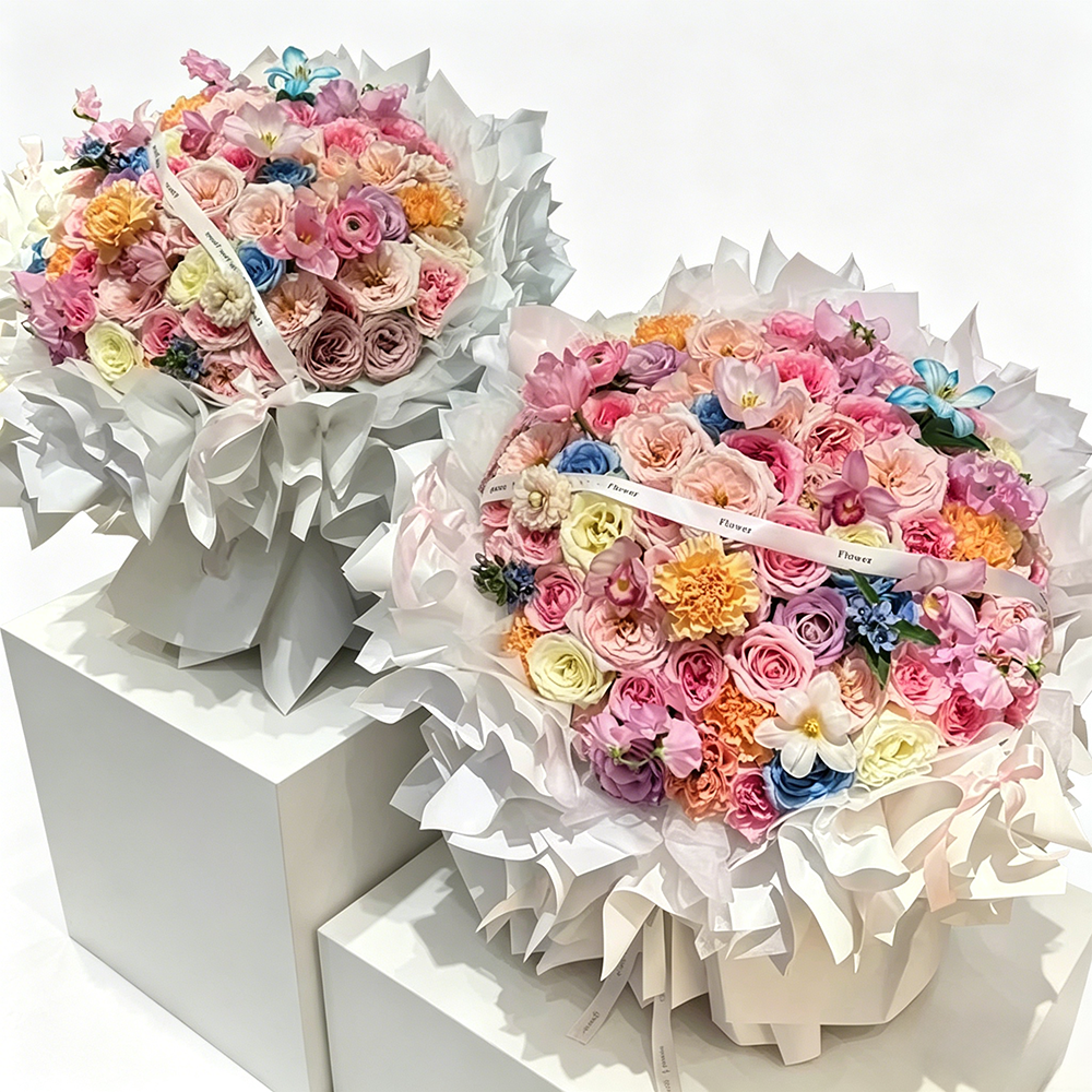Flowerva Garden Mosaic Bloom Bucket Premium Decor
