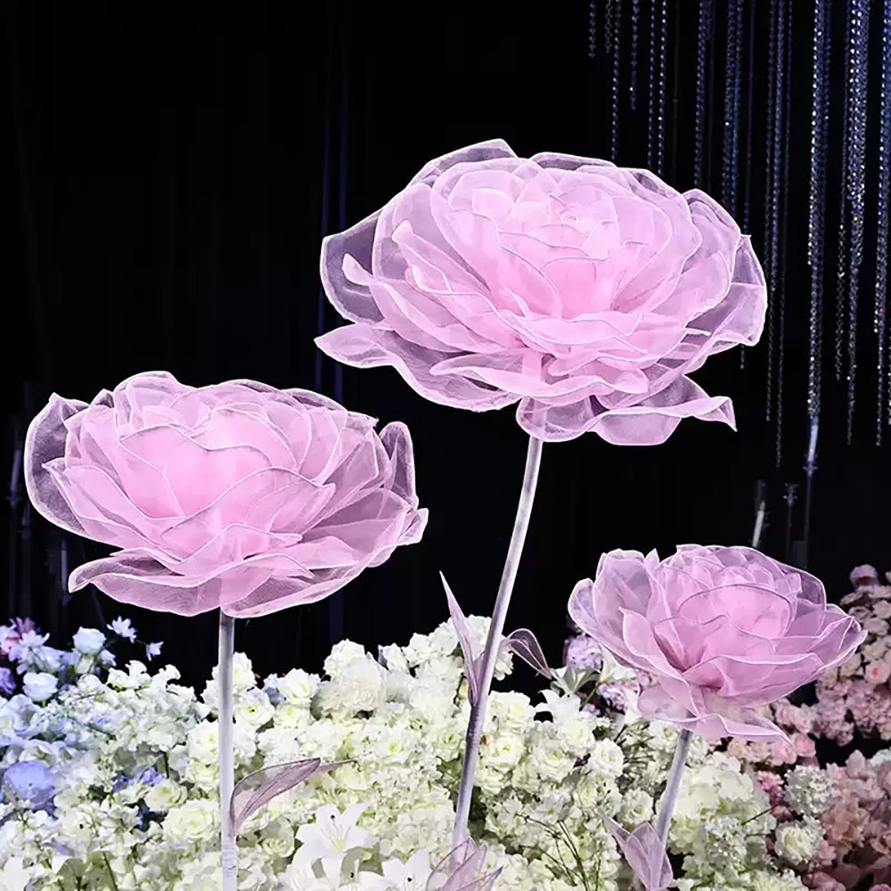 Flowerva Translucent Mist Contour Premium Decor