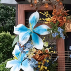 Flowerva Azure Whisper Premium Decor