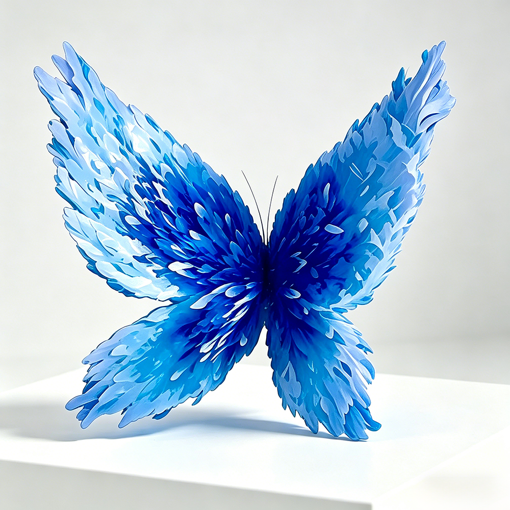 Flowerva Butterfly Veil Arc Art Accent