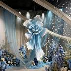 Flowerva Couture Crinkle Art Installation