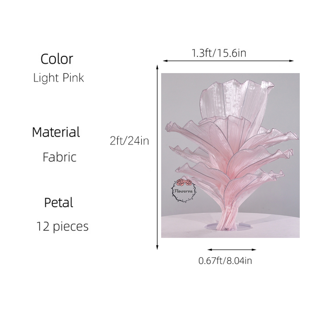 Flowerva Airy Light Pink Veil Eternal Table Flower