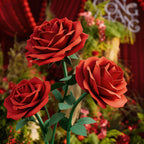 Flowerva Romantic Lush Garden Rose Premium Flower