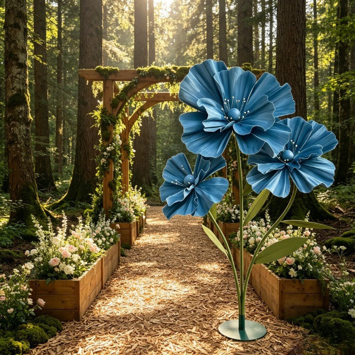 Flowerva  Giant Poppy Flower Stand - Wedding & Event Decor