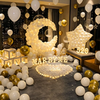Flowerva Romantic Proposal Scene Decoration Balloon Set