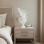 Flowerva White Aura Pleat Table Flower