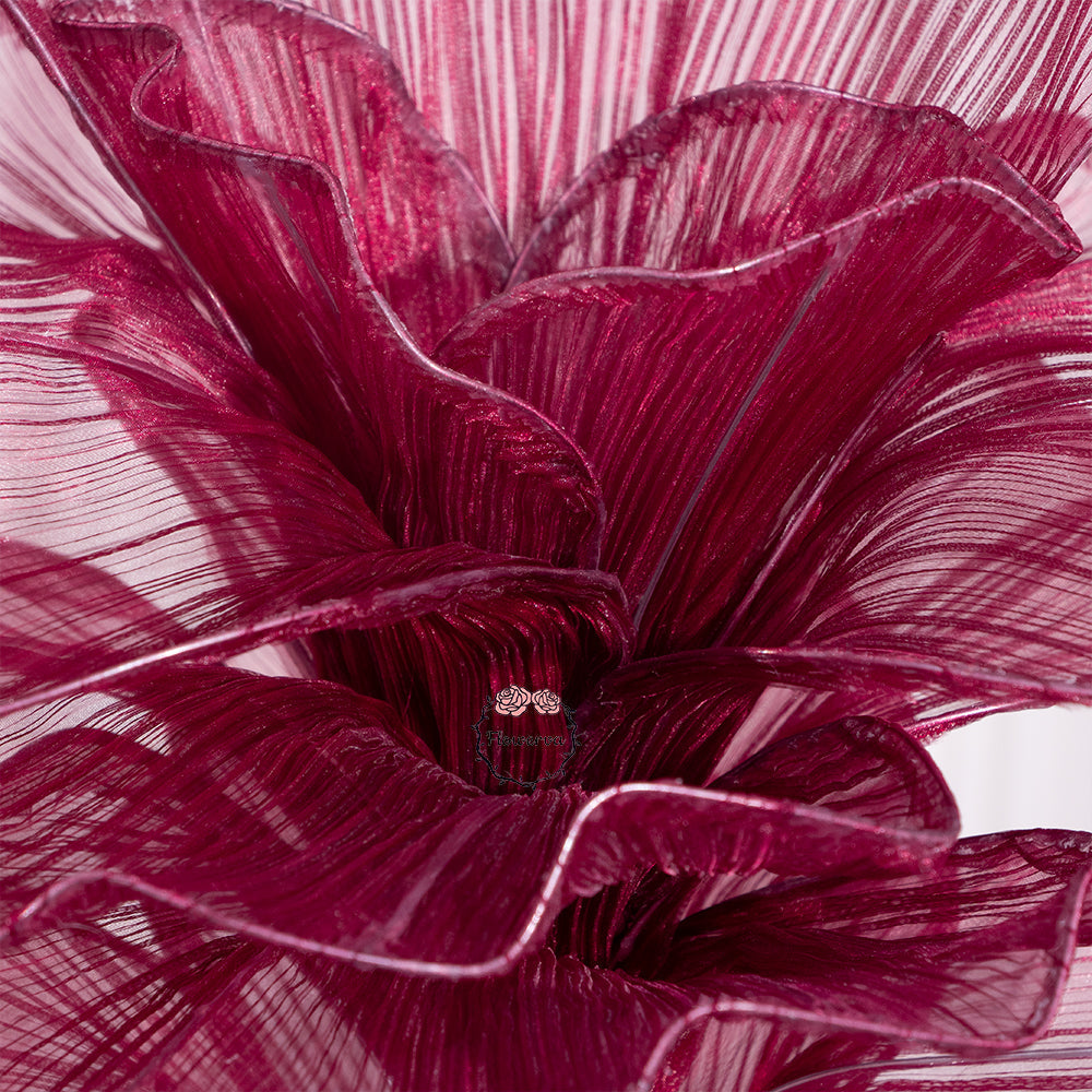 Flowerva Airy Wine Red Veil Eternal Table Flower