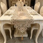 Flowerva  Vintage American-Style Lace Table Runner