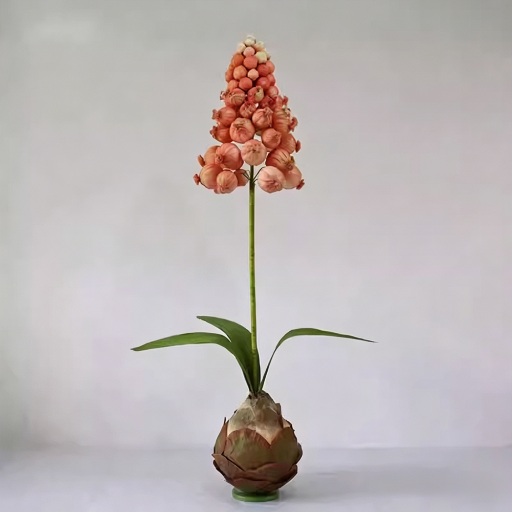Flowerva Orange Muscari Palette Artisan Premium Decor