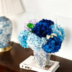 Flowerva Hydrangea Vase Arrangement Premium Decor