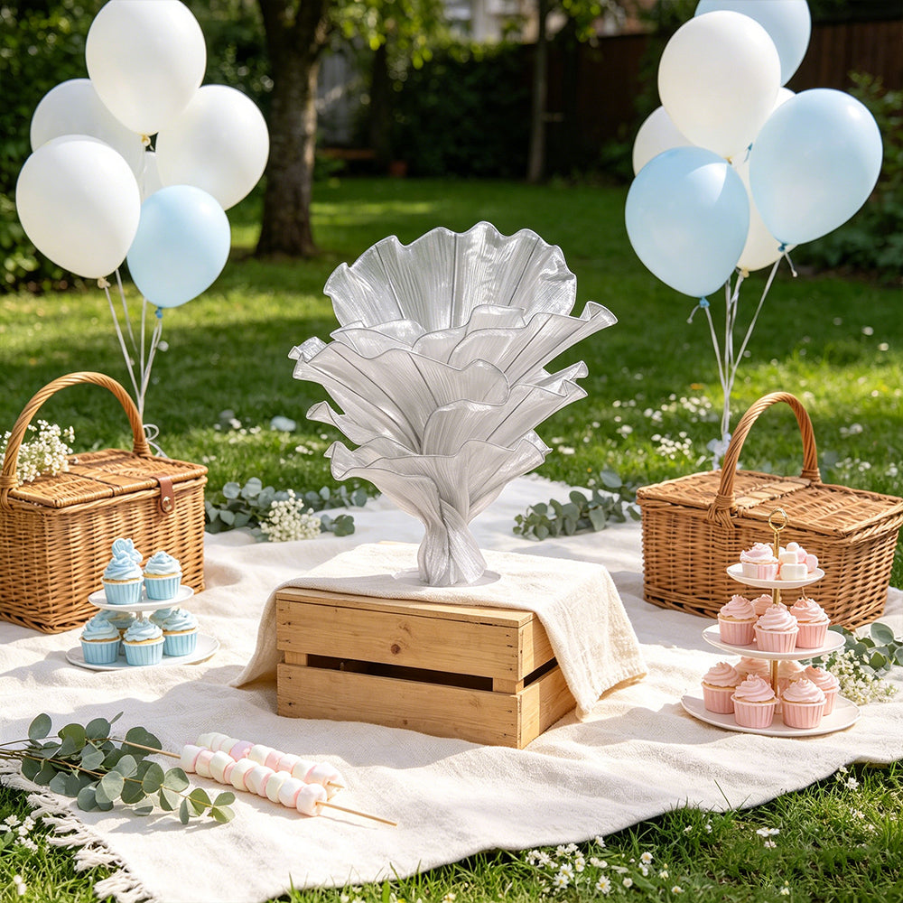 Flowerva Airy Grey Veil Eternal Table Flower