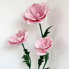 Flowerva Luminous Poppy Pink Premium Flower