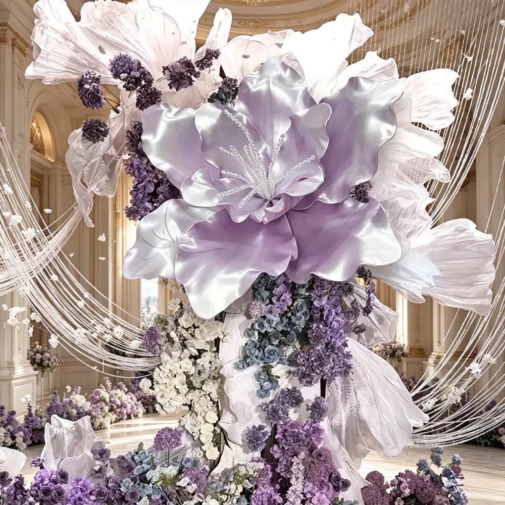 Flowerva Lilac Celestial Weave Premium Decor