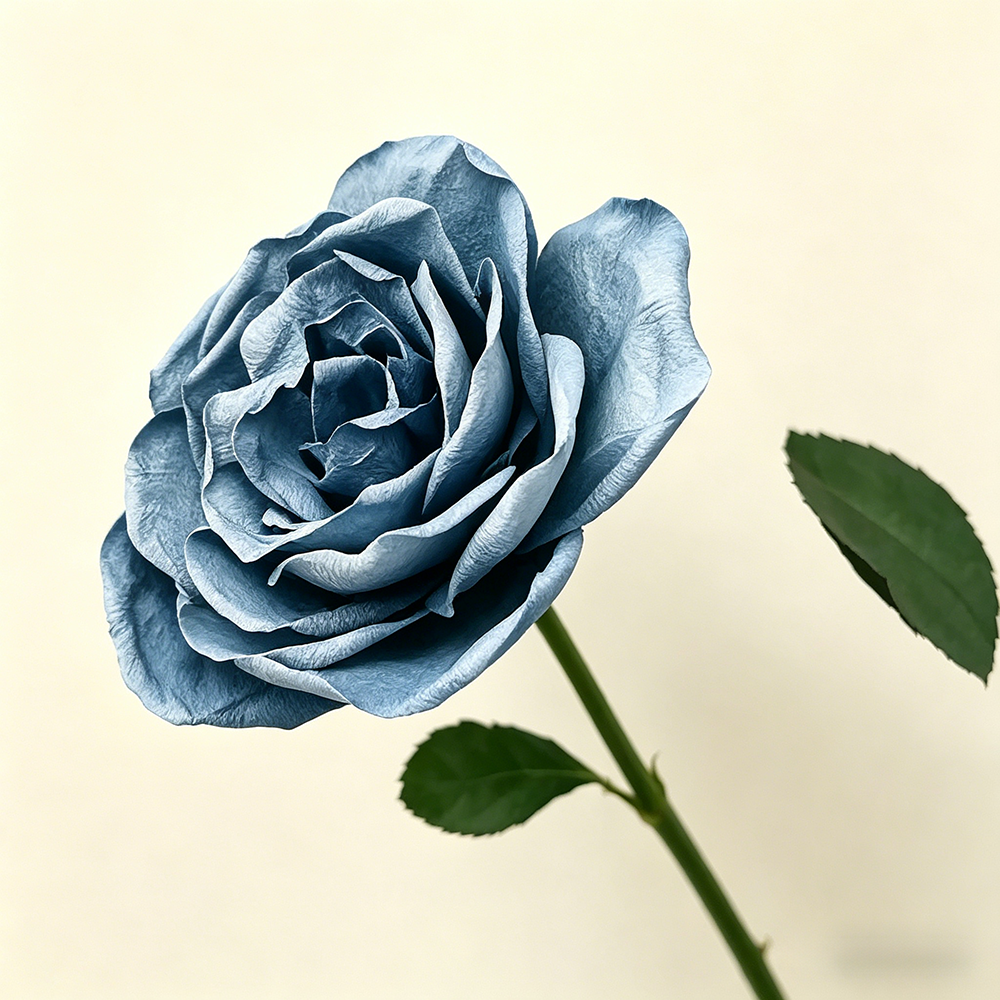 Flowerva Rose Cerulean Drift Premium Decor