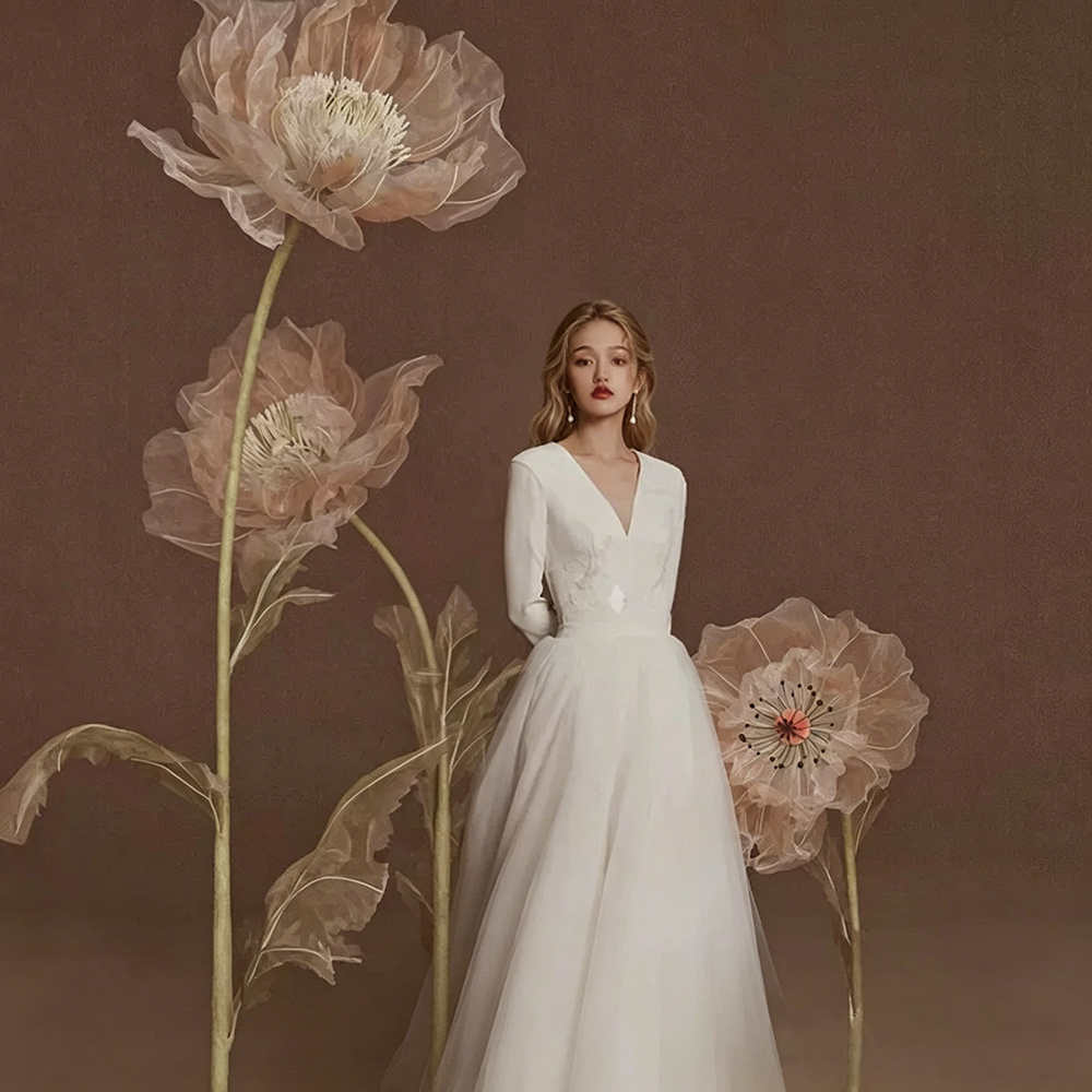 Flowerva Veil Poppy Ensemble Premium Decor