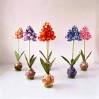 Flowerva Blue Muscari Palette Artisan Premium Decor