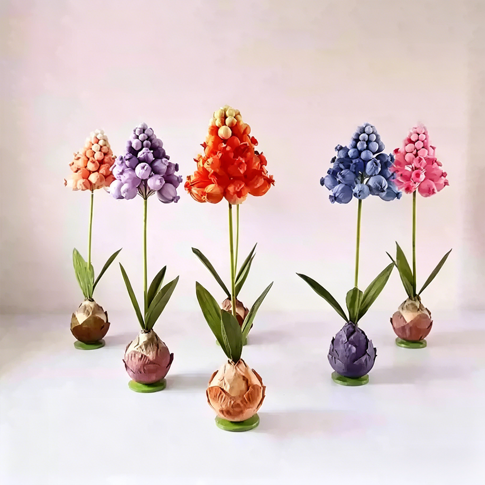 Flowerva Blue Muscari Palette Artisan Premium Decor