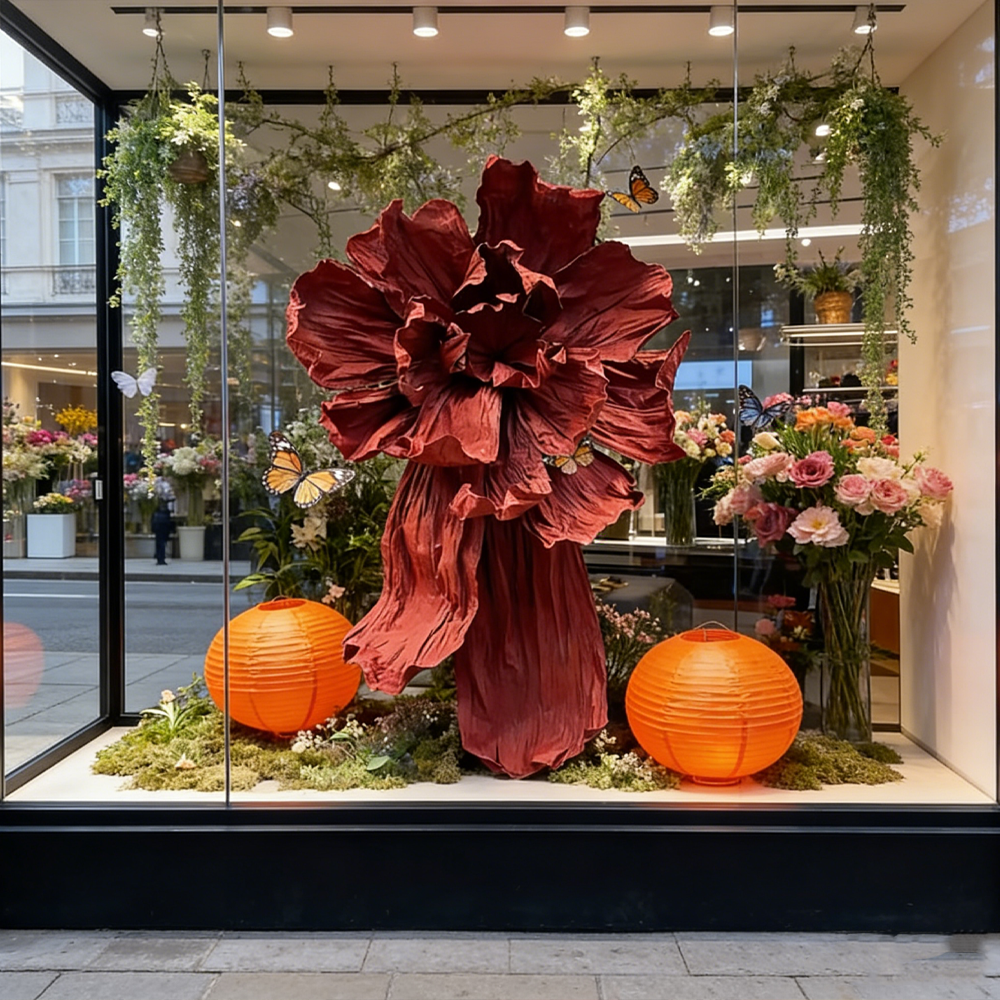 Flowerva Opulent Layer Grace Art Installation