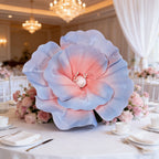 Flowerva Dreamy Pink-Blue Gradient Pearl Premium Flower