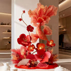 Flowerva Warm Tone Koi Spatial Set Premium Decor