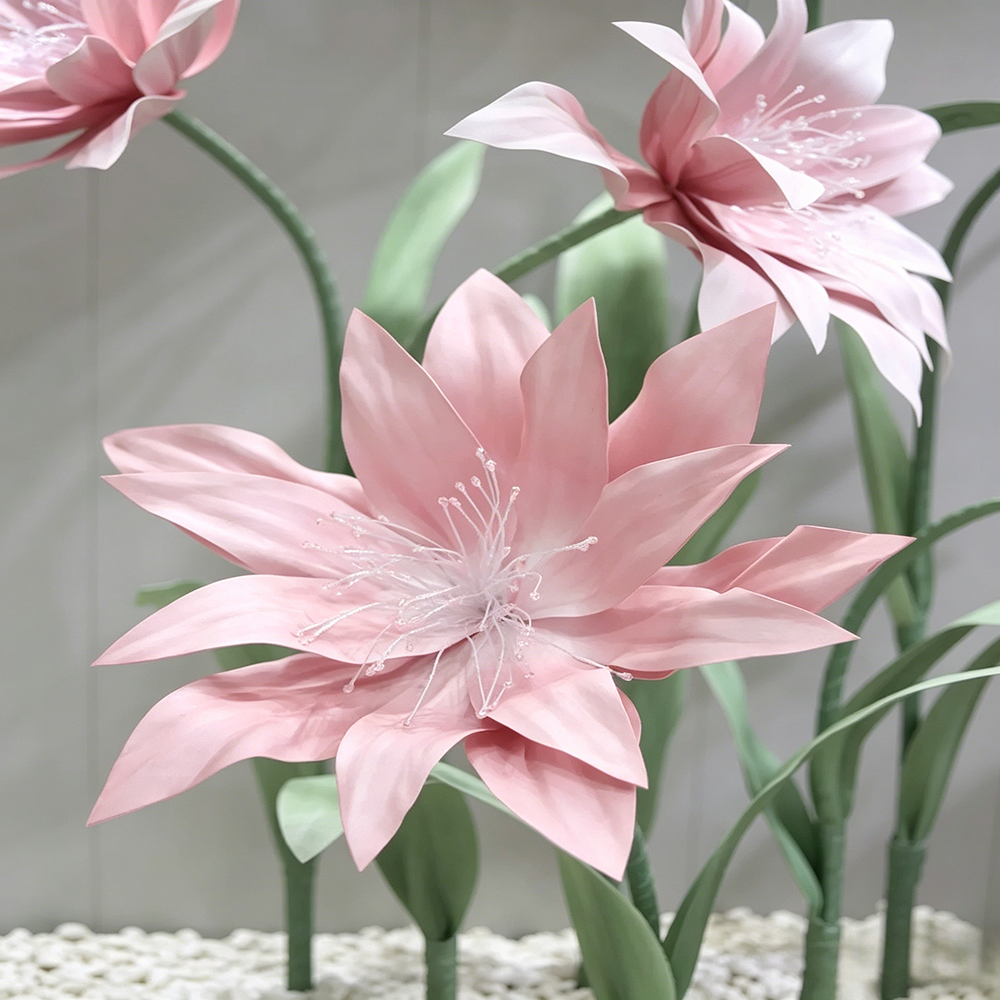 Flowerva Blush Night Bloom Premium Decor