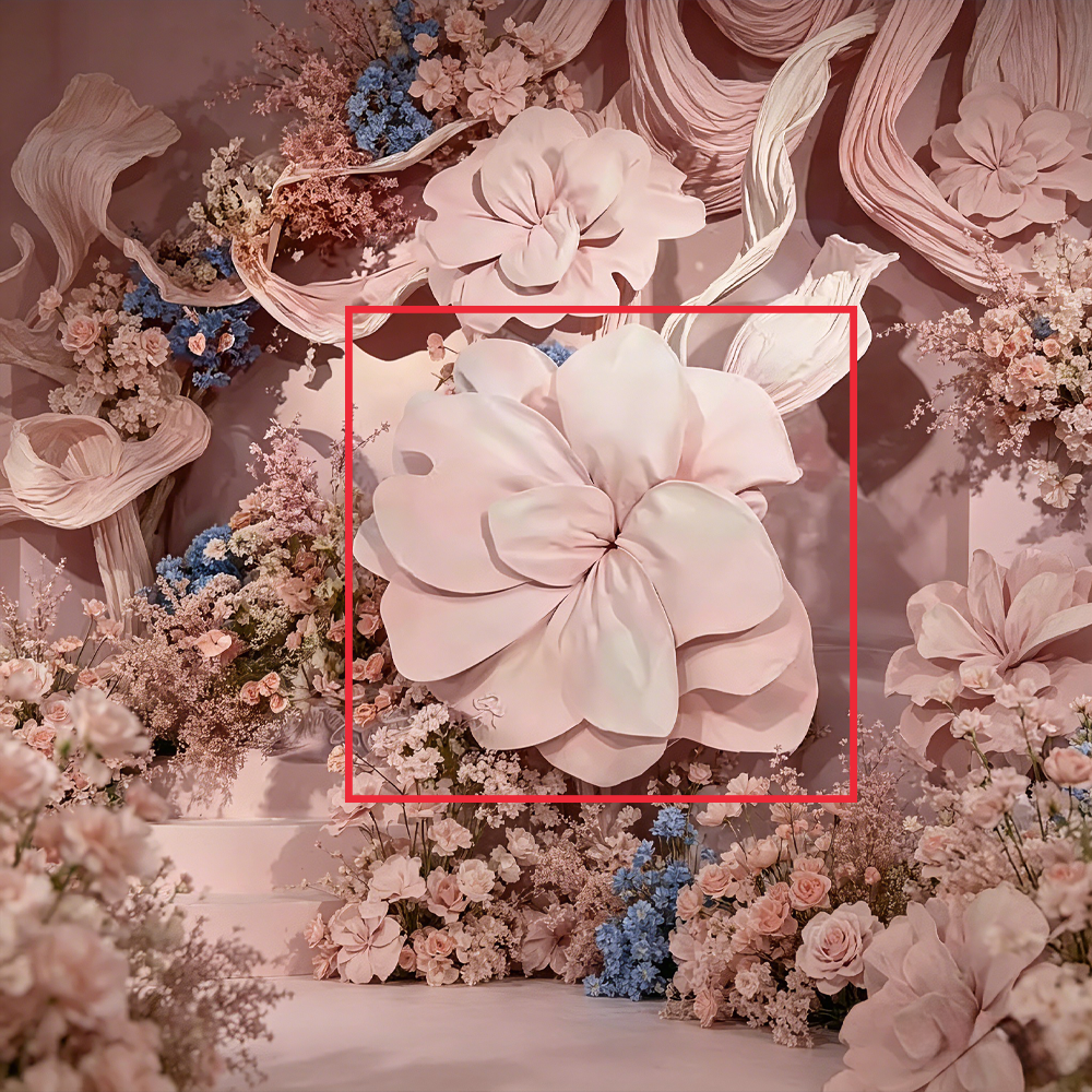 Flowerva Blush Aetherial Arc Premium Decor