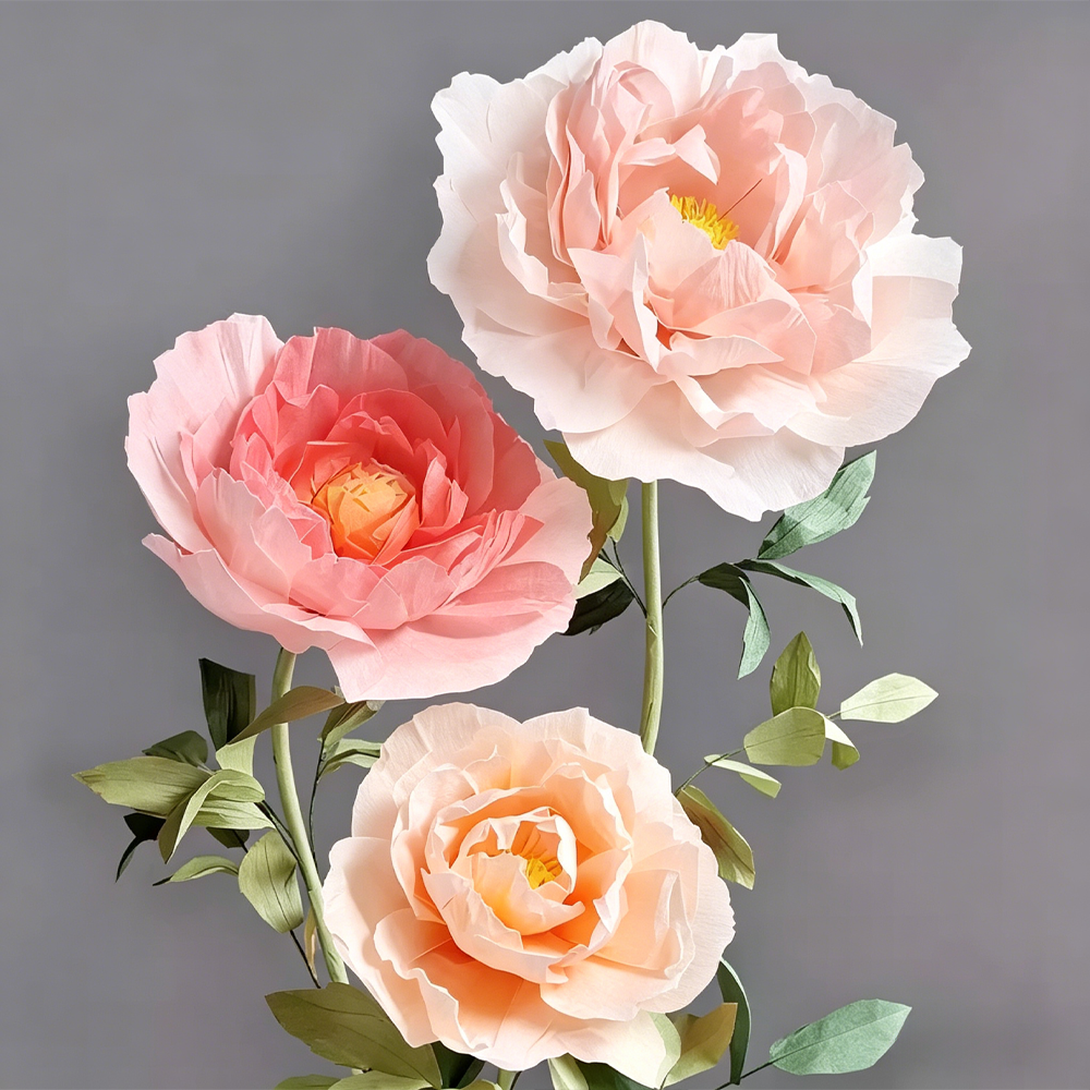 Flowerva Orchid Peony Luminaire Premium Flower