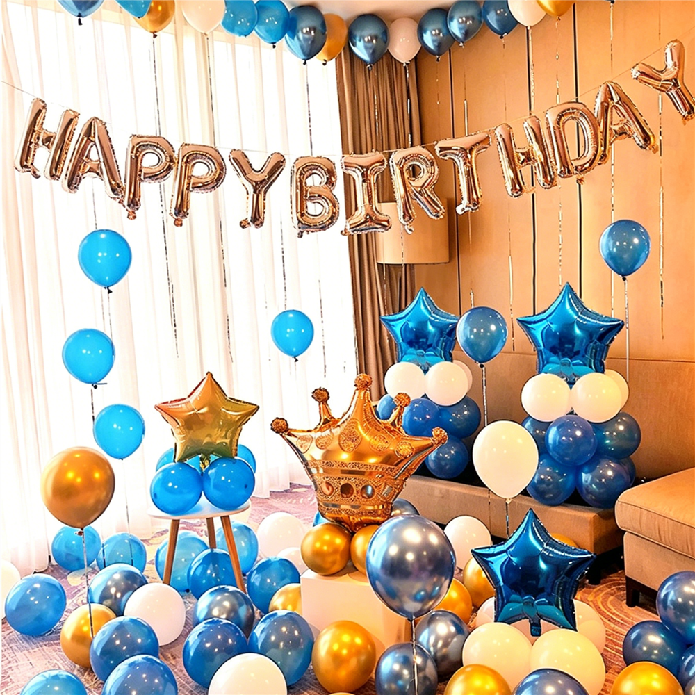 Flowerva Birthday party scene decoration balloon set